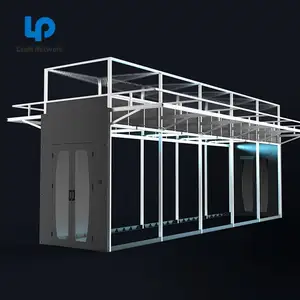 Ningbo Lepin Prefabricated Hot Aisle Containment Custom Glass Door Cold Containment Network Cabinet