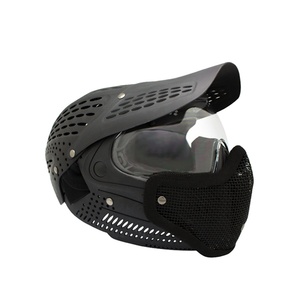 <span class=keywords><strong>Masque</strong></span> de <span class=keywords><strong>paintball</strong></span> thermique anti-buée à couverture intégrale avec protection en treillis métallique - Product Image 1