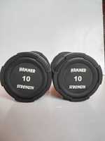 Peralatan Olahraga Latihan Premium Terlaris, Set Dumbbell Hexagonal dari Bahan TPU, Karet, CPU, dan PVC