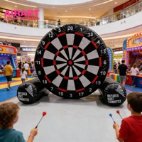 Jeu de cible gonflable pour le football, idéal pour les matchs et les expositions