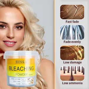 Benutzer definiertes Logo Haar bleich pulver Jiessia OEM Marke Professional 1KG Private Label Low Ammoniak Haar bleich pulver für Haar färbemittel