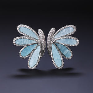 Moda kübik zirkon ilmek düğme küpe gelin kadın damla küpe yıldönümleri için Proms - Product Image 4