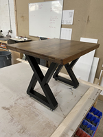 Pieds de meubles en fer robustes pour restaurant, pieds de table et de chaise en fer pour usage intensif