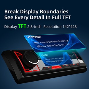 Radio para Auto <span class=keywords><strong>MP3</strong></span> 1DIN con Pantalla TFT, Bluetooth, Manos Libres, Control por Aplicación, Control Remoto SWC, RDS, FM, AM, USB, AUX - Product Image 3