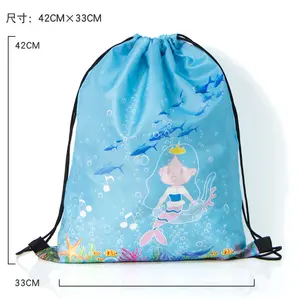 Wholesale Swimsuit Storage Swim Drawstring Shrink Backpack Bag Vacation Travel Bag Backpack