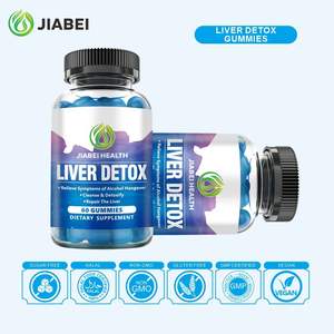 Gomas de Desintoxicação Hepática para Adultos, Suplementos Herbais para Saúde do Fígado Gorduroso, Certificado, 60 Contagens, OEM/ODM, Marca Própria, Atacado - Product Image 3