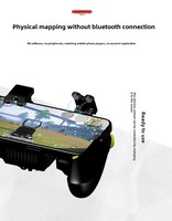 DIY Stretching Portable Handle Gaming Controller Phone Gamepad Pulse Trigger pour 6 doigts avec ventilateur radiateur