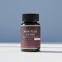 Capsules de racine de Maca noire pour l'endurance masculine avec soutien au Ginseng, 60 capsules, qualité alimentaire, vente en gros
