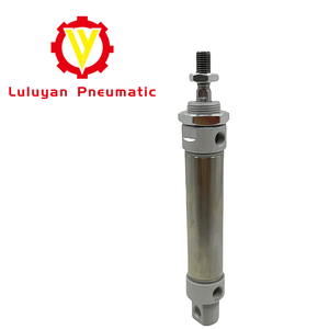 Cilindro de acero inoxidable, bloque de culata, mini pistón neumático de doble efecto, piezas de cilindro de aluminio, neumático - Product Image 5
