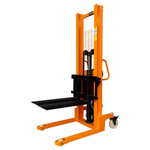 Horquillas ajustables 1 tonelada <span class=keywords><strong>2</strong></span> toneladas Manual Carretilla elevadora Apilador Tipo hidráulico - Product Image 3