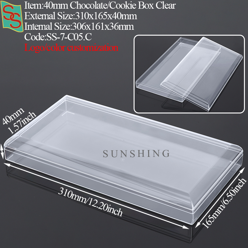 C05: 310x165x40 มม. - ก้นใส