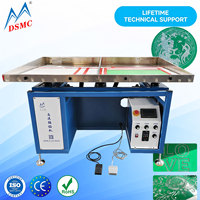 Machine à secouer les strass semi-automatique multi-couleurs DSMC avec brosse à gabarit, personnalisée, nouvelle, vente en gros pour application sur tissu, avec cœur PLC