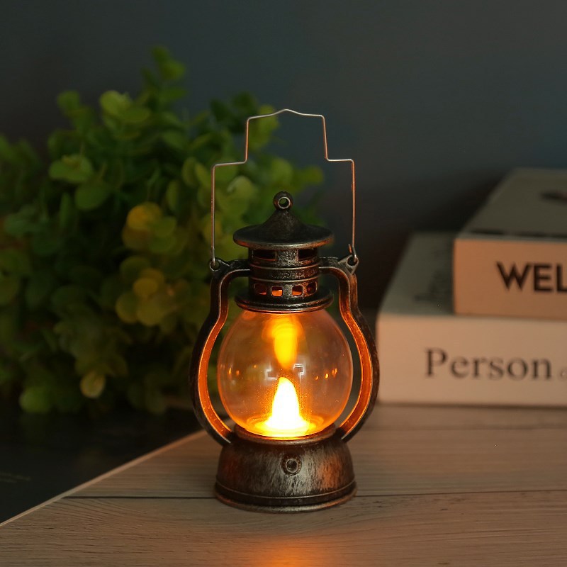 lampe poney argentée [style mèche]