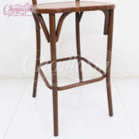 Chaises de mariage de luxe en métal à dossier croisé, meubles d'hôtel modernes 2026, tabourets de bar hauts pour événements festifs