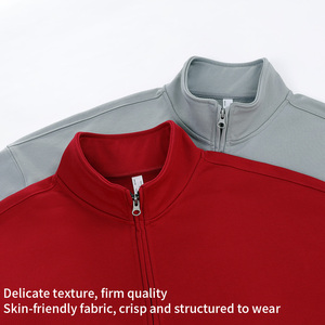 Nouveau Sweat-shirt en Molleton Bouclette 100% Coton 500 g/m² de Haute Qualité 2026, Modèle Demi-Zip, Logo Brodé Personnalisable - Product Image 4