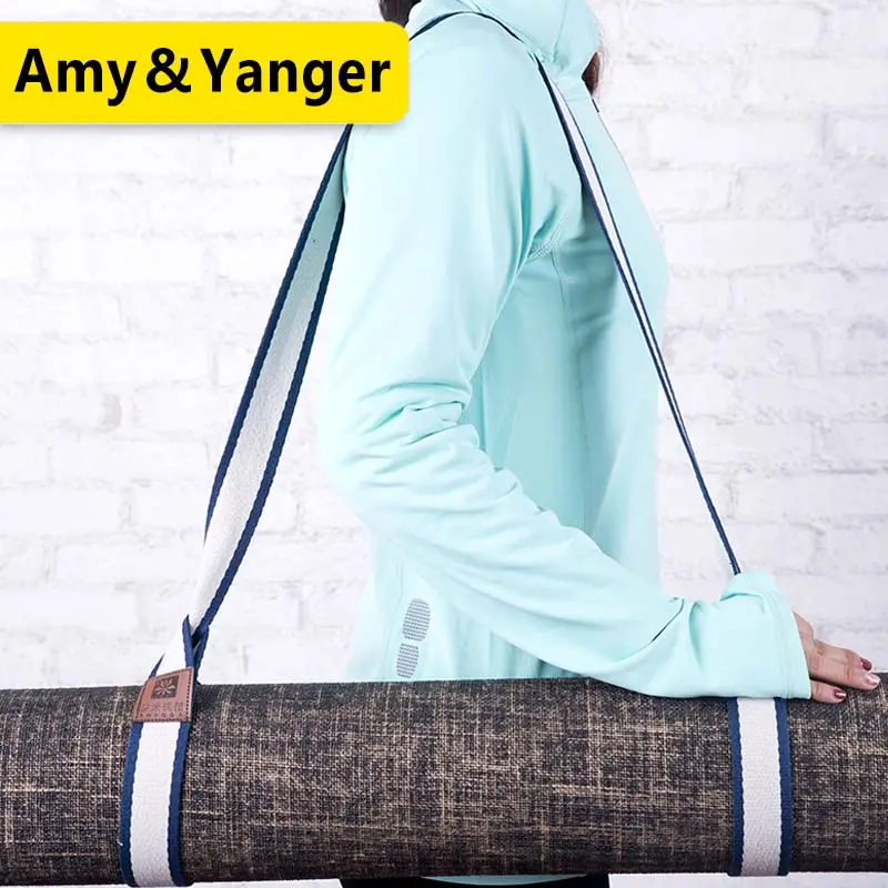 BSCI Nhà Máy Có Thể Điều Chỉnh Yoga Mat Strap Carry Strap Bông Tùy Chỉnh In Cho Mat