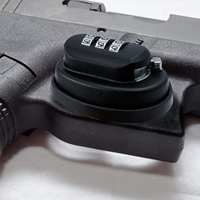 Verrou de déclenchement de pistolet, serrure à combinaison à 3 chiffres, mot de passe personnalisé - Universel, compatible avec les armes à feu à balle compressée, les fusils de chasse et les pistolets.