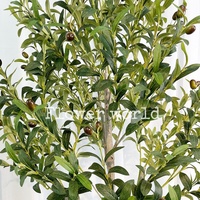 Plantes artificielles en plastique, oliviers détachables, bonsaï, plante artificielle en pot pour décoration extérieure