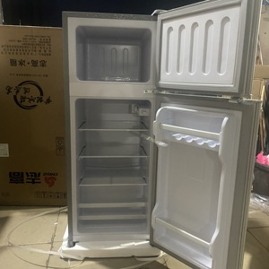 Hotel Uses Double-door Stainless Steel Compact <b>Refrigerator</b> for Dormitories and Households Energy Conservation Hotel Uses Double - Product Image 2