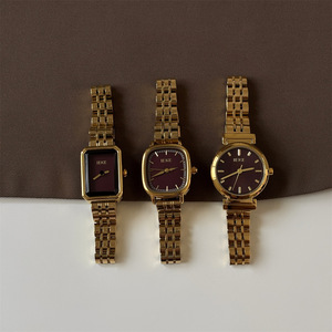 Reloj de Cadena de Acero Inoxidable Retro Ankola Serie Roja, de Lujo, con Movimiento de Cuarzo, Resistente al Agua, Elegante y Ejecutivo - Product Image 5