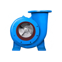 Pompe à eau à flux mixte de grande capacité en fonte, à entraînement diesel-électrique, pour le contrôle des inondations et le drainage agricole