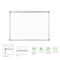 Tableau d'apprentissage magnétique blanc en mélamine pour salle de classe, mobilier pédagogique, tableau effaçable facilement avec aimants
