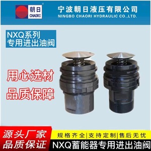 Válvulas de Aceite de Entrada y Salida Dedicadas para Componentes Hidráulicos de Acero al Carbono Roscado Ningbo Asahi NXQ con Acumuladores Tipo Vejiga - Product Image 4