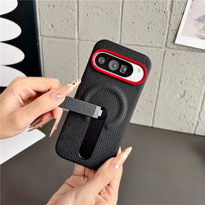 เคสโทรศัพท์มือถือหนัง PU แม่เหล็กขั้นสูงสำหรับ Google Pixel 11 Pro XL 10 9 Pro พร้อม 360 องศา °   ฝาครอบป้องกันแบบแถบ - Product Image 4