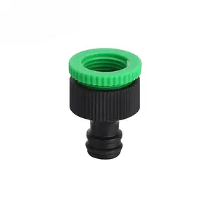 Connettore per rubinetto filettato in plastica da 1/2 "e 3/4" di vendita caldo connettore per tubo dell'acqua da giardino in ABS