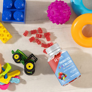Gummies probiotiques pour enfants ODM/OEM, Merry Berry - 60 gummies - 1,5 milliard d'UFC et fibres prébiotiques - Sans OGM, végétalien - Product Image 2