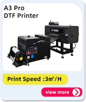 Nueva Impresora DTF de Cama Plana A3 Portátil con Cabezal de Impresión XP600, Tinta de Pigmento, Semi-Automática para Transferencias DIY en Camisetas