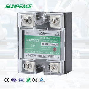 รีเลย์โซลิดสเตทรีเลย์ขนาดเล็กแบบมี <span class=keywords><strong>SSR</strong></span>-40DA สำหรับรีเลย์แบบ <span class=keywords><strong>SSR</strong></span> DC แบบ10-120A เฟสเดียว - Product Image 4