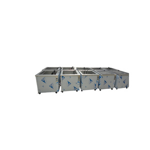 Nettoyeur à ultrasons simple/multi-bacs pour carburateurs, pièces moulées et blocs moteur avec filtration, rinçage par pulvérisation et séchage - Product Image 2