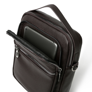 Bolso Bandolera de Piel Sintética Impermeable para Hombre, de Alta Calidad OEM, Moderno y Elegante - Product Image 2