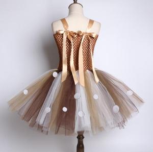 Costumes Ecoparty <span class=keywords><strong>de</strong></span> cerf pour bébés filles Robe <span class=keywords><strong>de</strong></span> Noël pour enfants Costumes d'Halloween Robe tutu en tulle <span class=keywords><strong>de</strong></span> <span class=keywords><strong>renne</strong></span> Princesse d'anniversaire - Product Image 5