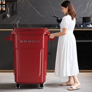 Brand Kitchen Trash Can 120L Rectangular Wheeled Indoor Use - Product Image 2