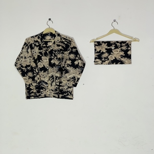 Best Selling Cotton Pajama Set Long <b>Pant</b> - Cotton Nightwear, Women's Bohemian Summer Sleepwear & Loungewear Gift - Product Image 2