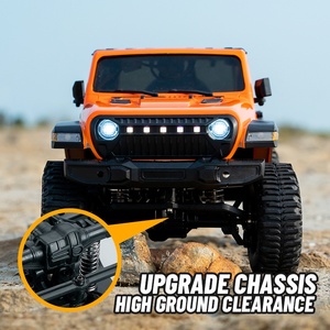 Coche Teledirigido Wrangler RC Rock Crawler 4x4 Todoterreno con Control Remoto Proporcional Completo, Sistema de 4 Canales, Interruptor de Doble Velocidad y 4 Ruedas - Product Image 4