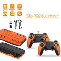 Console de jeu rétro U36 pour la maison, console de jeu rétro HD 2.4G sans fil pour TV, version avec batterie 128G et version rechargeable