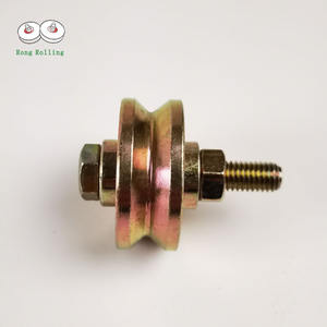 Rouleau <span class=keywords><strong>de</strong></span> <span class=keywords><strong>portail</strong></span> coulissant à roulement unique à rainure en V avec rondelles à vis et écrous - Product Image 4