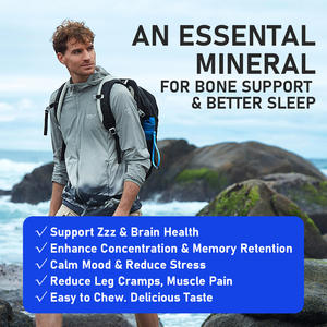 Compre Gomitas de Glicinato de <span class=keywords><strong>Magnesio</strong></span> de Alta Calidad al por Mayor con Calcio <span class=keywords><strong>y</strong></span> <span class=keywords><strong>Potasio</strong></span> para Mejorar la Concentración <span class=keywords><strong>y</strong></span> la Retención de Memoria - Product Image 4