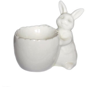 Tazza dell'uovo del coniglietto di pasqua porcellana per le decorazioni di pasqua decorazione della festa di casa di primavera - Product Image 1