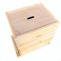 CHINABEES 2021 Ruche Langstroth à double couche en bois de sapin de Chine entièrement assemblée avec cadres à vendre