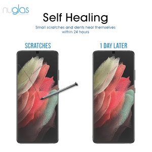 Film de protection d'écran pour Samsung <span class=keywords><strong>S21</strong></span> <span class=keywords><strong>Ultra</strong></span>, 2 pièces, en TPU - Product Image 2