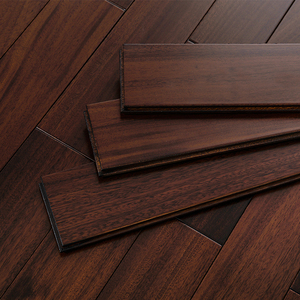 Suelo de Madera Maciza para Interiores de Diseño Moderno, Superficie Lisa T&G Antideslizante, Madera OKAN de 18 mm de Espesor - Product Image 4