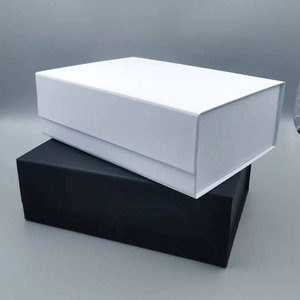 Boîte cadeau pliante magnétique <span class=keywords><strong>de</strong></span> luxe avec logo personnalisé, pour vêtements <span class=keywords><strong>de</strong></span> garçon, chaussures, boîte en papier, emballage cadeau - Product Image 2