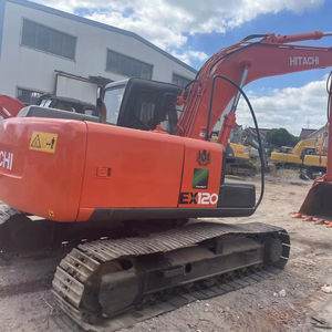 Excavadora Hidráulica Usada Hitachi Ex120 Lista para Enviar, 12 Toneladas, 63kw de Potencia, Origen Japón, Rendimiento Estable - Product Image 1