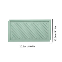 Nouvelle plaque de comptoir multifonctionnelle en silicone, isolante et drainante, pour la cuisine