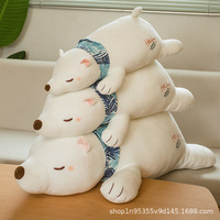 Ours en peluche créatif super doux de 100 cm, cadeau unisexe, grande poupée oreiller, jouets doux personnalisés en polyester et coton PP