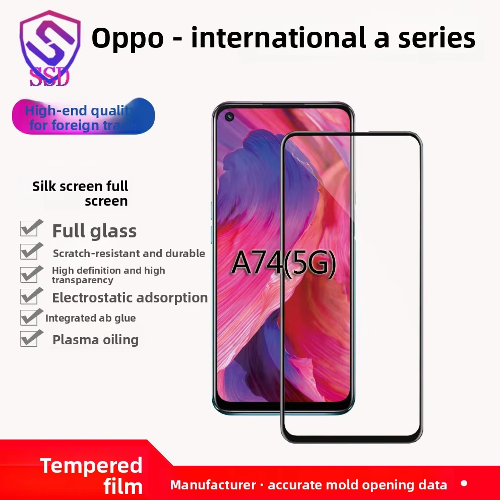 Half screen tempered film